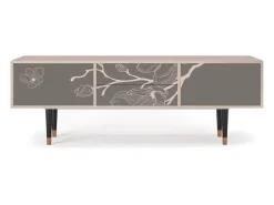 Móvel De Tv| Mueble de TV - 170х59х48 cm - T4 - Cherry Blossom, Latte Bege