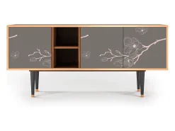 Sale Mueble de TV - 150х69х41 cm - T5 - Cherry Blossom, Nogueira Castanho