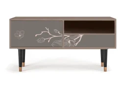 Sale Mueble de TV - 115х59х48 cm - T3 - Cherry Blossom, Latte Bege