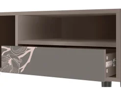 Sale Mueble de TV - 115х59х48 cm - T3 - Cherry Blossom, Latte Bege