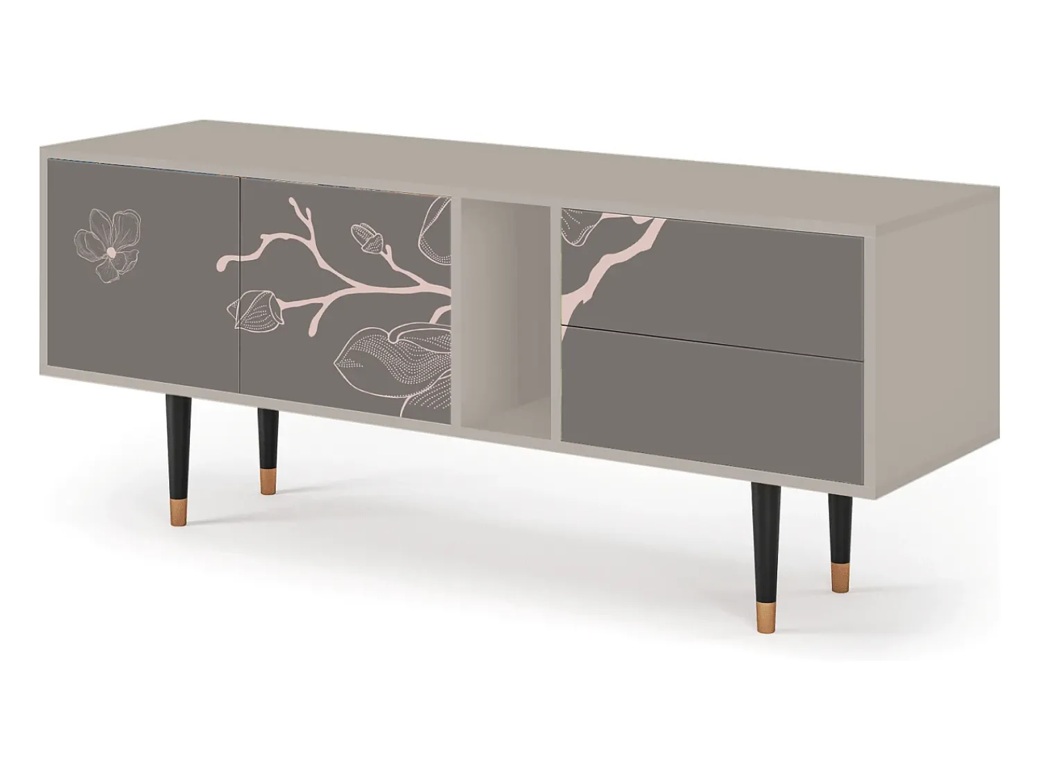 Mueble de TV - 170х69х48 cm - T1 - Cherry Blossom, Areia^ Móvel De Tv