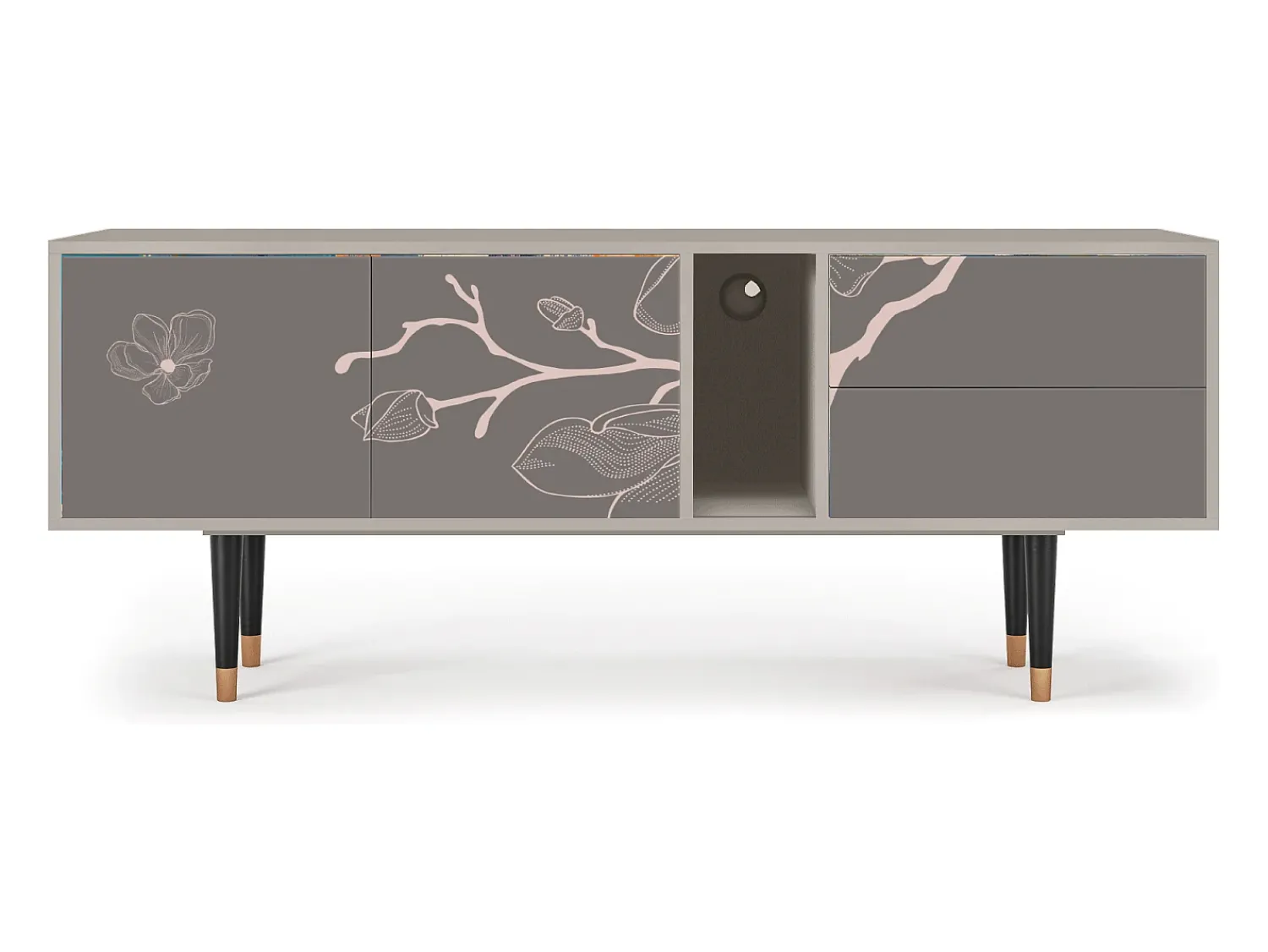 Mueble de TV - 170х69х48 cm - T1 - Cherry Blossom, Areia^ Móvel De Tv