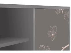 Mueble de TV - 170х69х48 cm - T2 - Cherry Blossom, Cinza^ Móvel De Tv