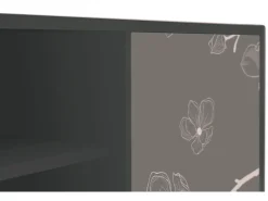 Móvel De Tv| Mueble de TV - 170х69х48 cm - T2 - Cherry Blossom, Antracite Cinza antracite