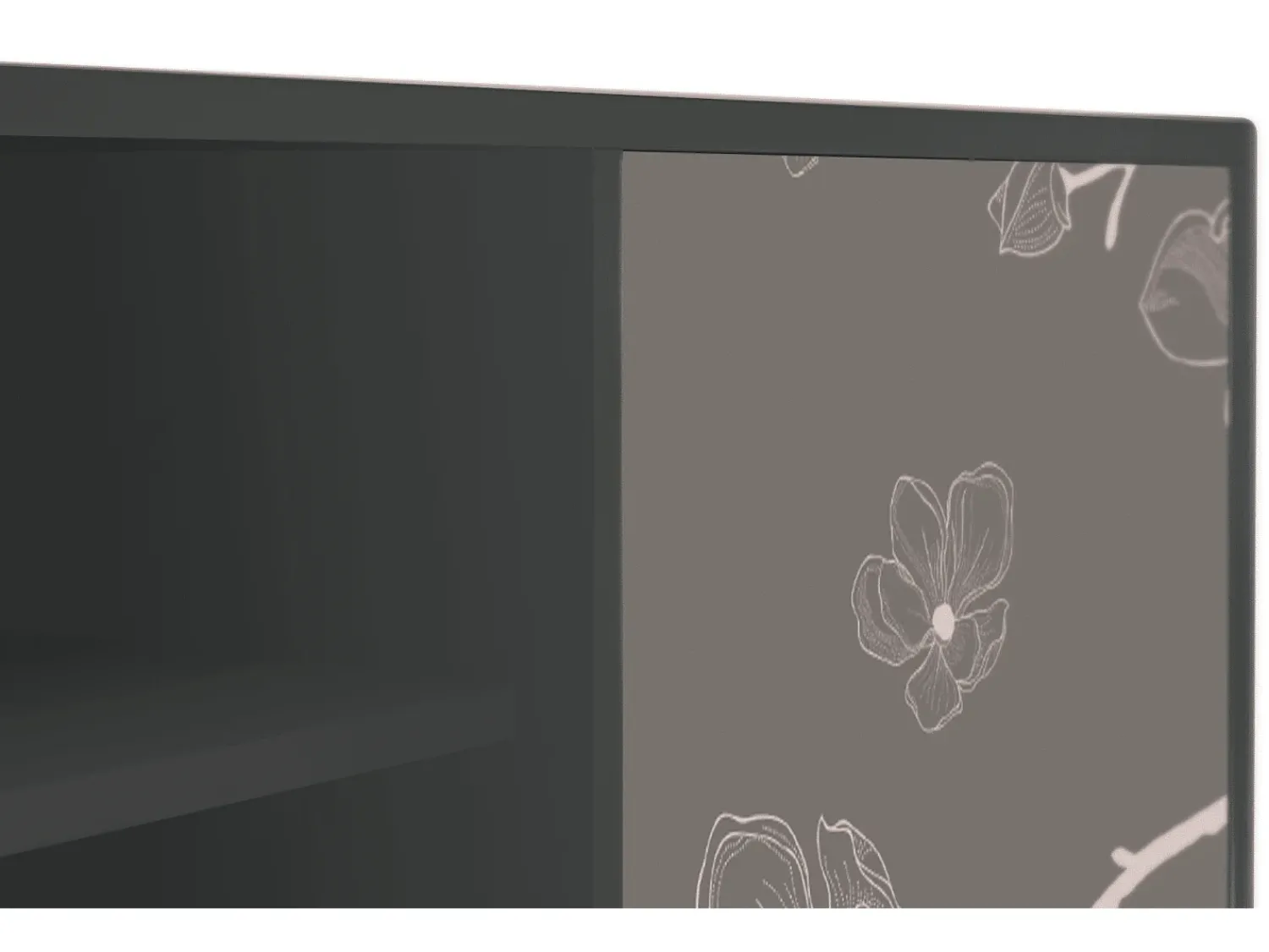 Móvel De Tv| Mueble de TV - 170х69х48 cm - T2 - Cherry Blossom, Antracite Cinza antracite