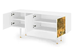 Mueble de TV - 150х69х41 cm - T5 - Children Games, Branco^ Móvel De Tv