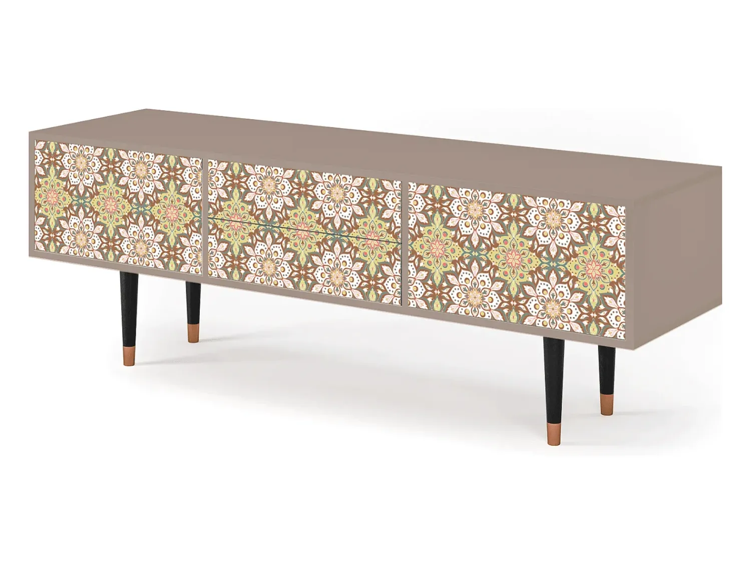 Móvel De Tv* Mueble de TV - 170х59х48 cm - T4 - Chinese Tea, Latte Bege