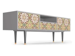 Clearance Mueble de TV - 170х59х41 cm - T6 - Chinese Tea, Cinza Cinzento