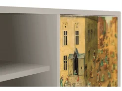 Móvel De Tv| Mueble de TV - 170х69х48 cm - T2 - Children Games, Areia Bege