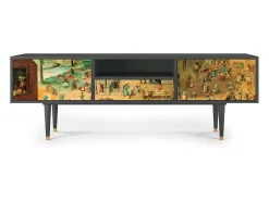 Mueble de TV - 170х59х41 cm - T6 - Children Games, Antracite^ Móvel De Tv