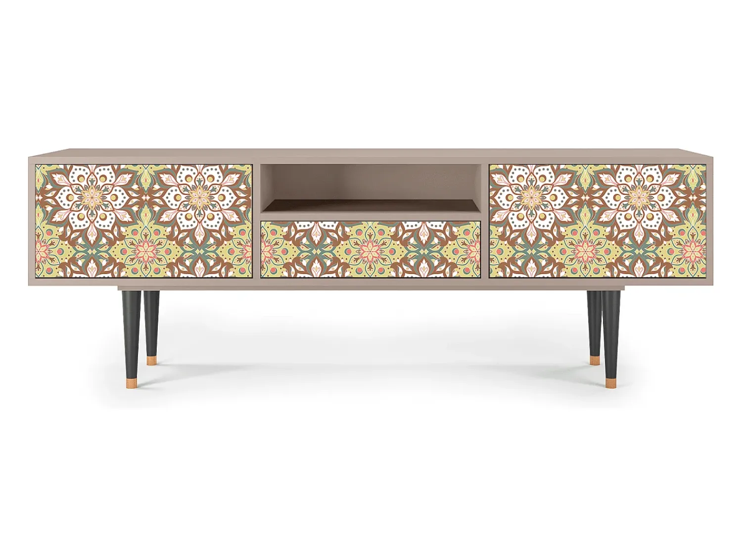 Mueble de TV - 170х59х41 cm - T6 - Chinese Tea, Latte^ Móvel De Tv