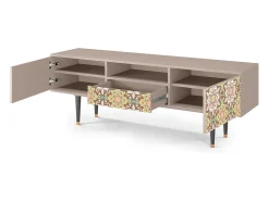 Mueble de TV - 170х59х41 cm - T6 - Chinese Tea, Latte^ Móvel De Tv