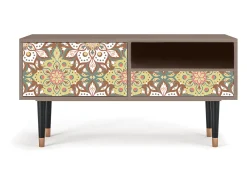 Mueble de TV - 115х59х48 cm - T3 - Chinese Tea, Latte^ Móvel De Tv