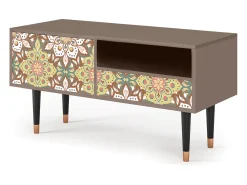 Mueble de TV - 115х59х48 cm - T3 - Chinese Tea, Latte^ Móvel De Tv