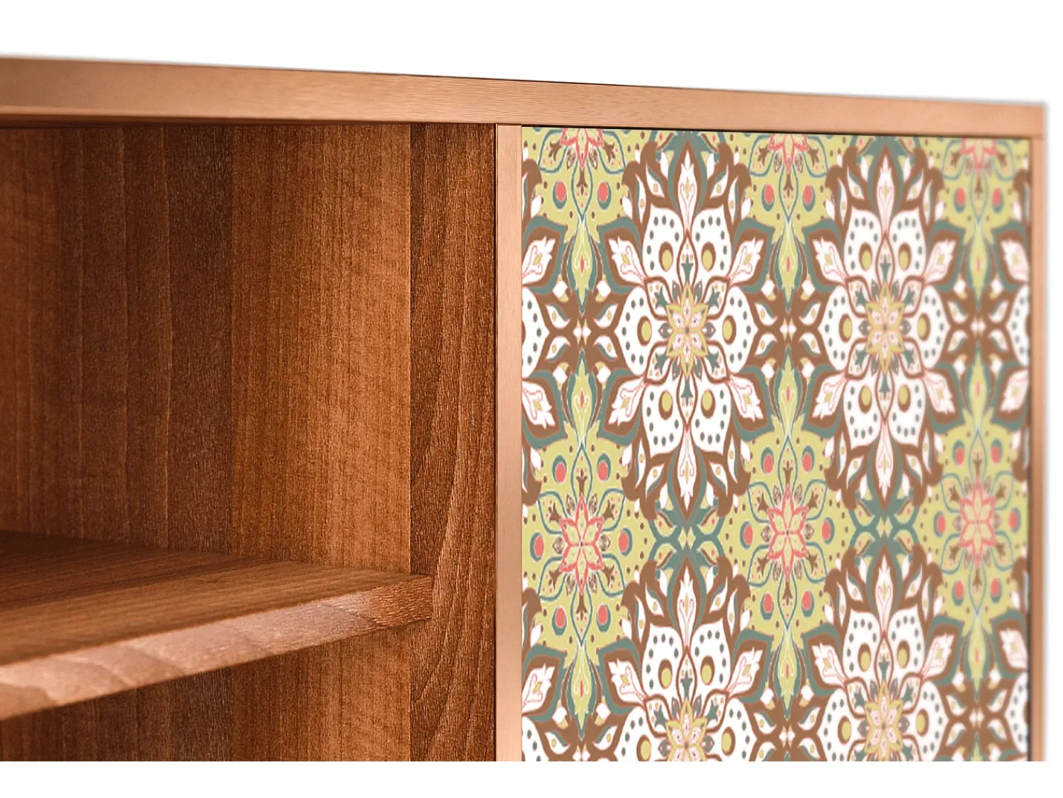 Móvel De Tv| Mueble de TV - 170х69х48 cm - T2 - Chinese Tea, Nogueira Castanho