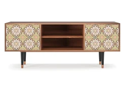 Móvel De Tv| Mueble de TV - 170х69х48 cm - T2 - Chinese Tea, Nogueira Castanho