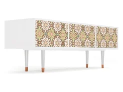 Móvel De Tv* Mueble de TV - 170х59х48 cm - T4 - Chinese Tea, Branco Bege