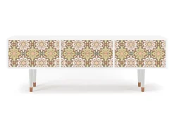 Móvel De Tv* Mueble de TV - 170х59х48 cm - T4 - Chinese Tea, Branco Bege