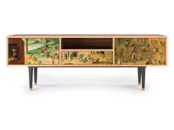 Discount Mueble de TV - 170х59х41 cm - T6 - Children Games, Nogueira Castanho