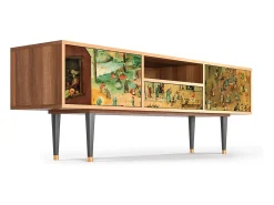 Discount Mueble de TV - 170х59х41 cm - T6 - Children Games, Nogueira Castanho