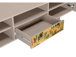 Móvel De Tv* Mueble de TV - 170х59х41 cm - T6 - Children Games, Latte Bege