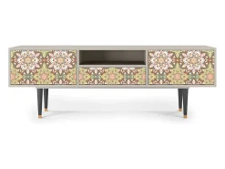 Móvel De Tv* Mueble de TV - 170х59х41 cm - T6 - Chinese Tea, Areia Bege