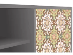 New Mueble de TV - 170х69х48 cm - T2 - Chinese Tea, Cinza Cinzento