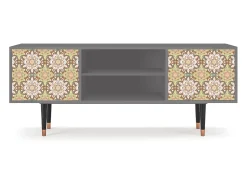 New Mueble de TV - 170х69х48 cm - T2 - Chinese Tea, Cinza Cinzento