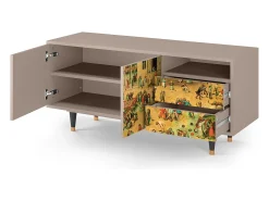 Clearance Mueble de TV - 125х56х41 cm - T7 - Children Games, Latte Bege