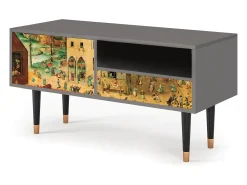 Mueble de TV - 115х59х48 cm - T3 - Children Games, Cinza^ Móvel De Tv