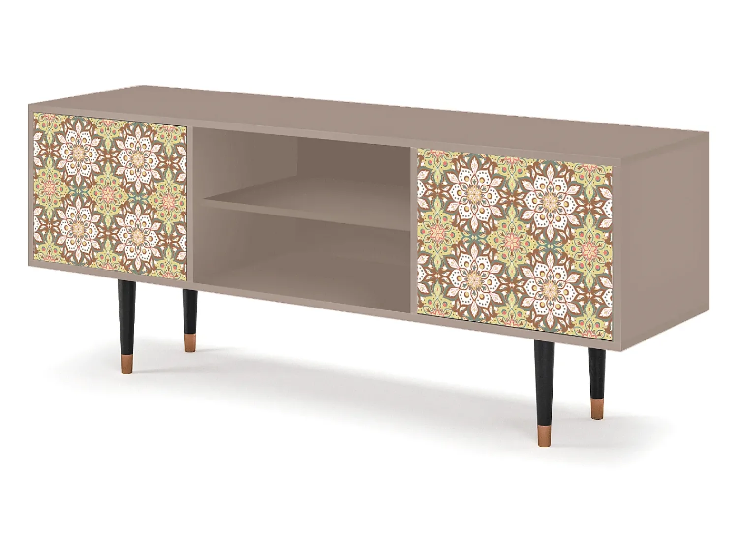 Móvel De Tv| Mueble de TV - 170х69х48 cm - T2 - Chinese Tea, Latte Bege