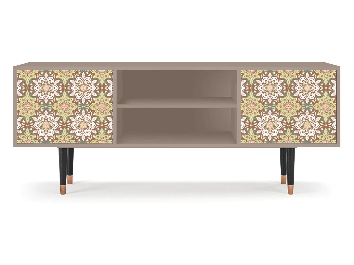 Móvel De Tv| Mueble de TV - 170х69х48 cm - T2 - Chinese Tea, Latte Bege