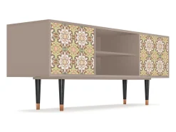 Móvel De Tv| Mueble de TV - 170х69х48 cm - T2 - Chinese Tea, Latte Bege
