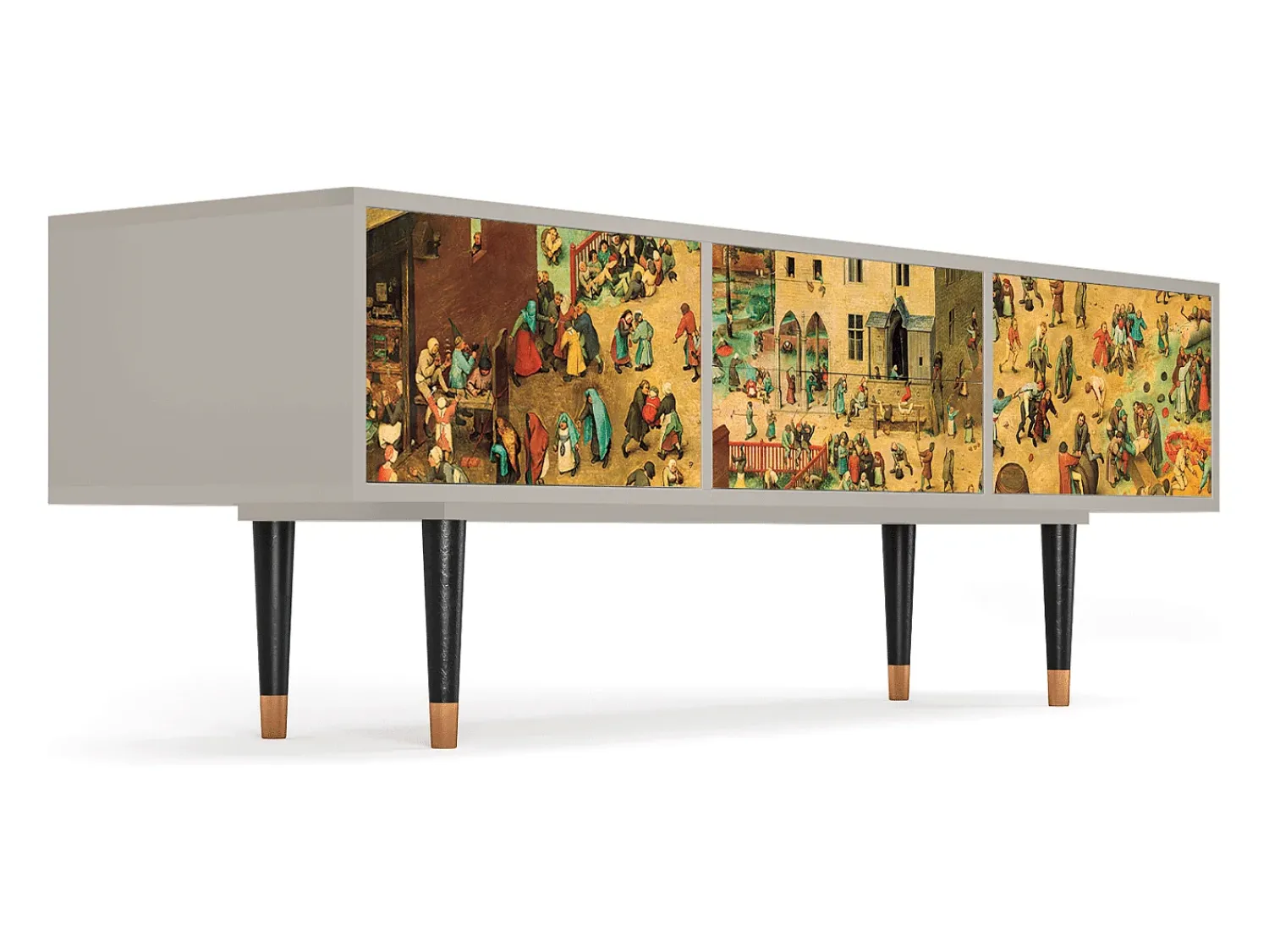 Mueble de TV - 170х59х48 cm - T4 - Children Games, Areia^ Móvel De Tv