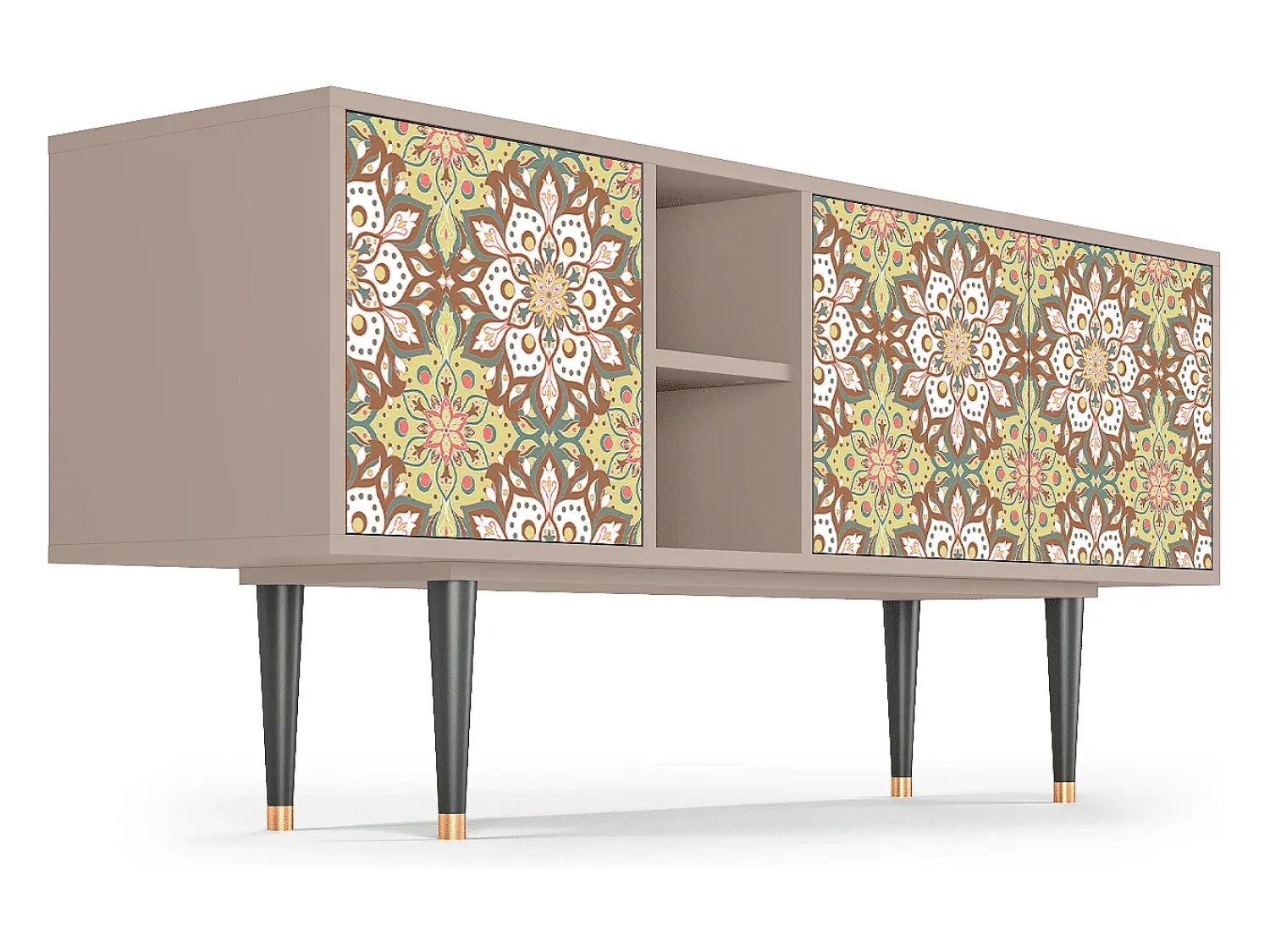 Mueble de TV - 150х69х41 cm - T5 - Chinese Tea, Latte^ Móvel De Tv