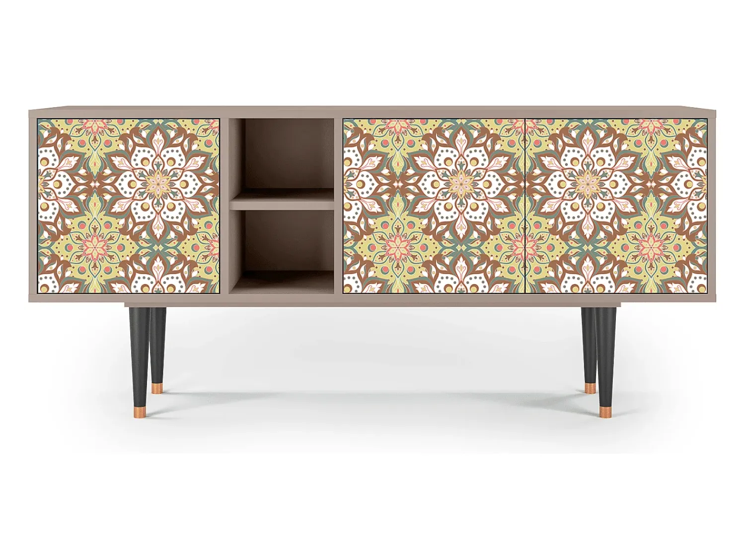 Mueble de TV - 150х69х41 cm - T5 - Chinese Tea, Latte^ Móvel De Tv