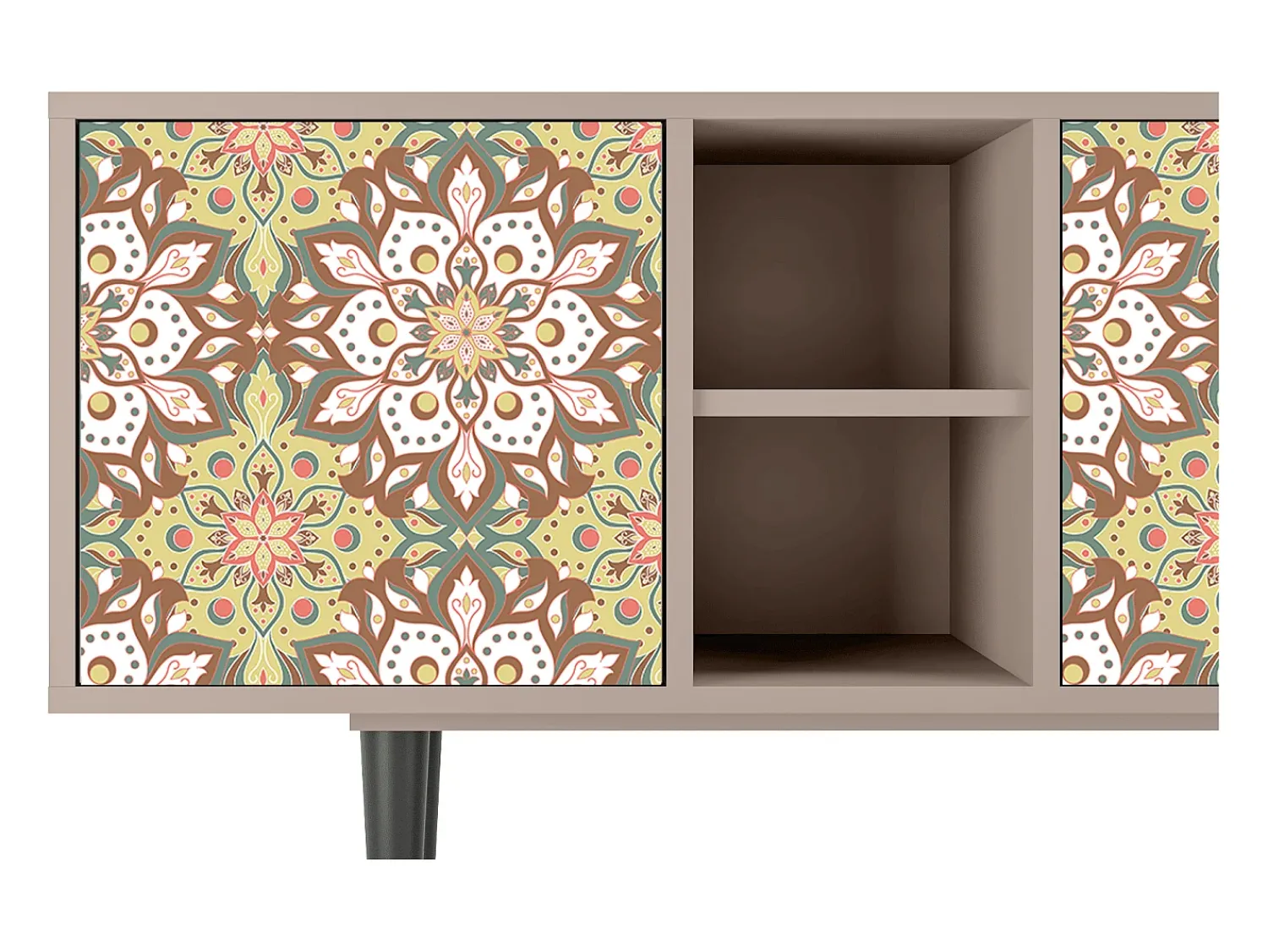 Mueble de TV - 150х69х41 cm - T5 - Chinese Tea, Latte^ Móvel De Tv
