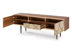 Móvel De Tv| Mueble de TV - 170х59х41 cm - T6 - Chinese Tea, Nogueira Castanho