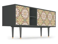 Mueble de TV - 150х69х41 cm - T5 - Chinese Tea, Antracite^ Móvel De Tv