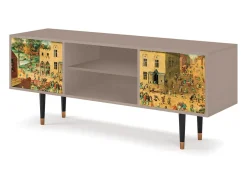 Clearance Mueble de TV - 170х69х48 cm - T2 - Children Games, Latte Bege