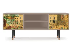 Clearance Mueble de TV - 170х69х48 cm - T2 - Children Games, Latte Bege