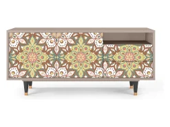 Mueble de TV - 125х56х41 cm - T7 - Chinese Tea, Latte^ Móvel De Tv