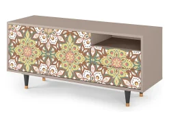 Mueble de TV - 125х56х41 cm - T7 - Chinese Tea, Latte^ Móvel De Tv