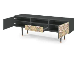 Hot Mueble de TV - 170х59х41 cm - T6 - Chinese Tea, Antracite Cinza antracite