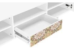 Móvel De Tv| Mueble de TV - 170х59х41 cm - T6 - Chinese Tea, Branco Bege