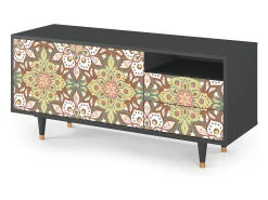 Clearance Mueble de TV - 125х56х41 cm - T7 - Chinese Tea, Antracite Cinza antracite
