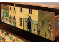 Móvel De Tv| Mueble de TV - 170х59х48 cm - T4 - Children Games, Nogueira Castanho