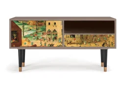 Móvel De Tv* Mueble de TV - 115х59х48 cm - T3 - Children Games, Latte Bege