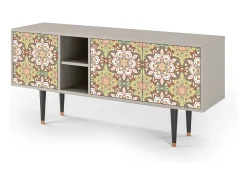 Móvel De Tv* Mueble de TV - 150х69х41 cm - T5 - Chinese Tea, Areia Bege