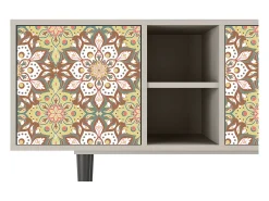 Móvel De Tv* Mueble de TV - 150х69х41 cm - T5 - Chinese Tea, Areia Bege